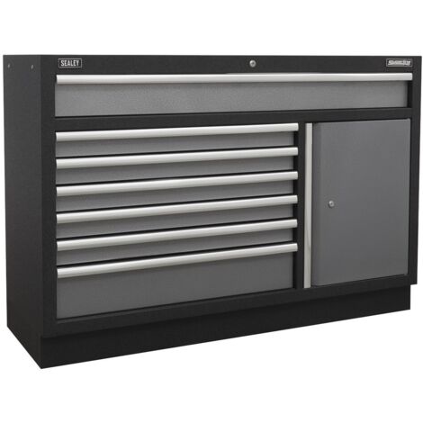 Sealey Modular 7 Drawer Floor Cabinet 1360mm APMS64