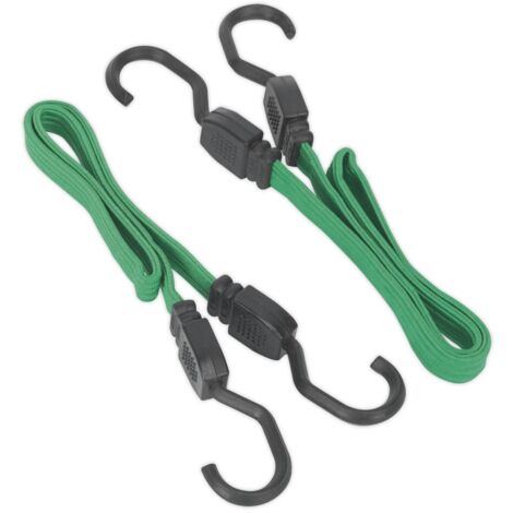 Sealey Flat Bungee Cord Set 2pc 610mm BCS16 (1/3)