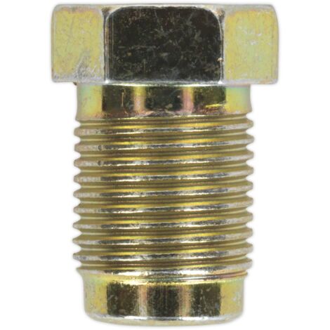 Sealey Brake Pipe Nut Part Thread Male M12 x 1mm - Pack of 25 BN12100PT