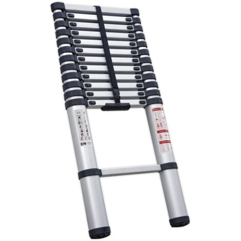 Sealey Aluminium Professional Telescopic Ladder 13-Tread - EN 131 ATL13