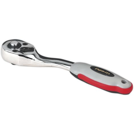 Sealey Premier Offset Ratchet Wrench 1/4""Sq Drive AK966 (1/2)