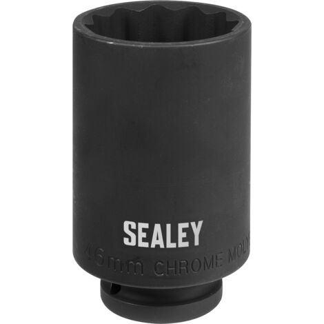 Sealey Impact Socket 1/2""Sq Drive 12-Point 46mm SX046