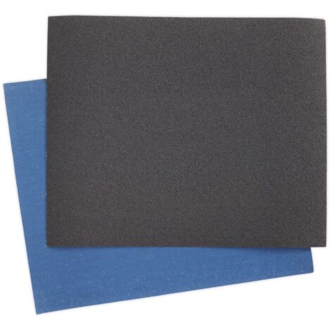 Sealey ES232840 Emery Sheet 40Grit 230 x 280mm, Blue Twill - Pack of 25