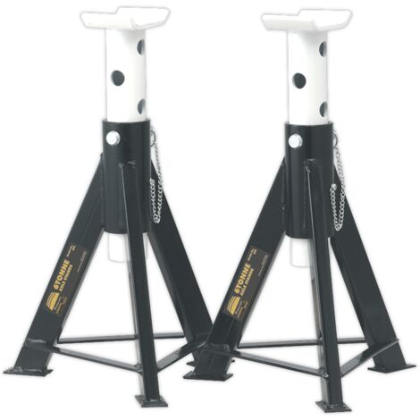 Sealey Premier Axle Stands (Pair) 6 Tonne Capacity per Stand - White AS6