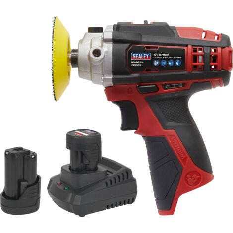 Sealey Cordless Polisher Kit �71mm 12V SV12 Series - 2 Batteries CP1205KIT (1/9)
