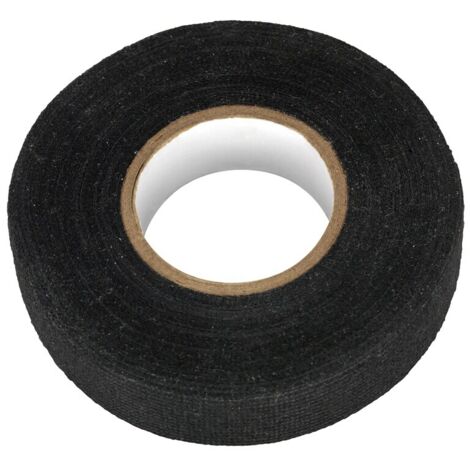 Sealey FT01 Fleece Tape 19mm x 15m - Black (1/2)