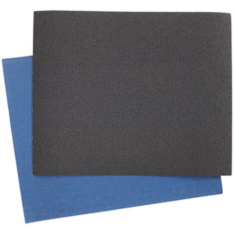 Sealey Emery Sheet 150Grit 230 x 280mm, Blue Twill - Pack of 25 ES2328150 (1/2)
