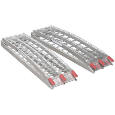 Sealey Aluminium Loading Ramps 680kg Capacity per Pair LR680