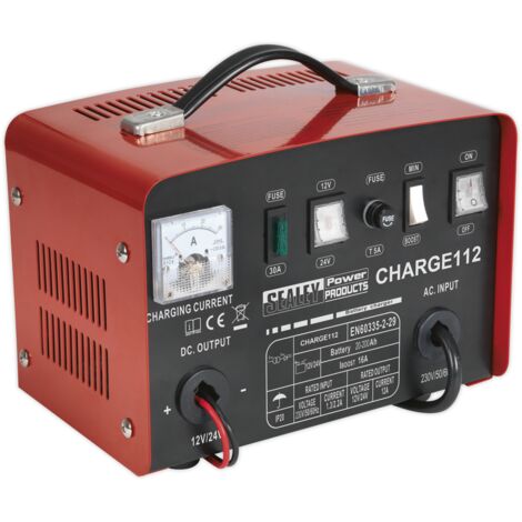 Sealey 12/24V Battery Charger 16A 230V CHARGE112