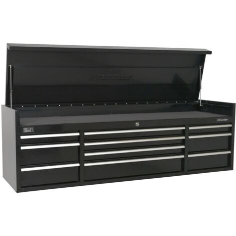 Sealey Topchest 10 Drawer 1830mm Heavy-Duty Black PTB181510