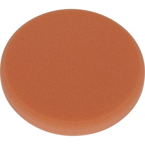 Sealey PTCCHV150O Hook-and-Loop Buffing & Polishing Foam Head 150 x 25mm - Orange/Firm