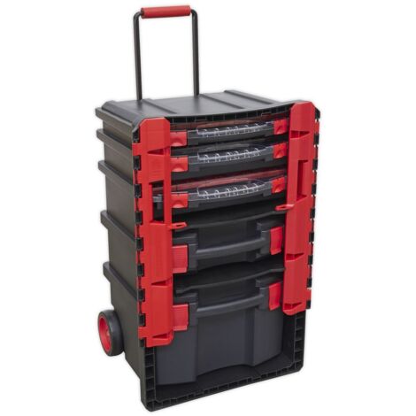 Sealey Professional Mobile Toolbox with 5 Removable Storage Cases AP860 (1/5)