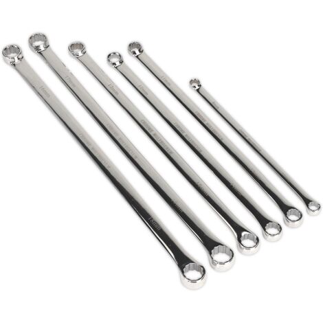 Sealey AK6311 Premier Extra-Long Double End Ring Spanner Set 7pc (1/5)