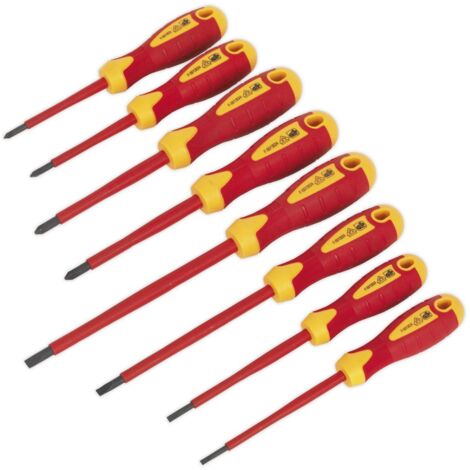 Sealey Premier Screwdriver Set 8pc - VDE Approved AK6124