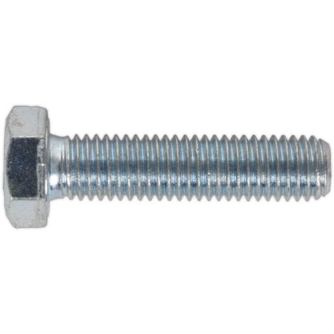 Sealey 8.8 Zinc Plated HT Setscrew M12 x 50mm, DIN 933 - Pack of 25 SS1250