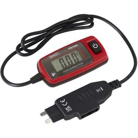 Sealey Automotive Current Tester Standard Blade Fuse 20A TA120