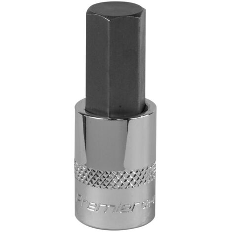 Sealey SBH015 Premier Hex Socket Bit 3/8""Sq Drive 12mm