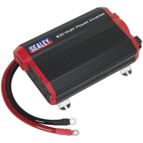 Sealey Power Inverter Modified Sine Wave 1100W 12V DC - 230V 50Hz
