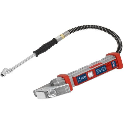 Sealey Tyre Inflator 0.5m Hose with Twin Push-On Connector SA371