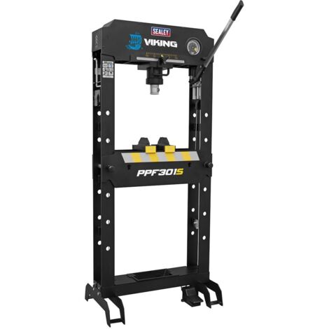 Sealey PPF301S Viking Floor Type Air/Hydraulic Press with Sliding Ram and Foot Pedal 30 Tonne