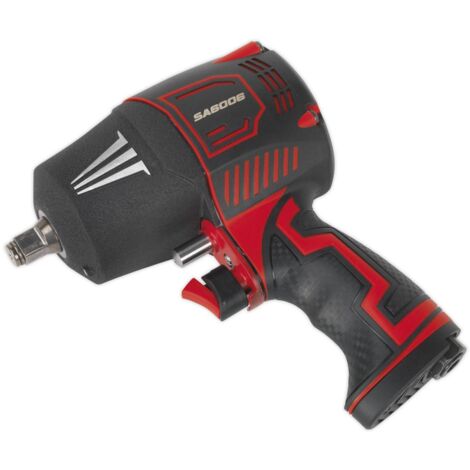 Sealey Premier Twin Hammer Composite Air Impact Wrench 1/2""Sq Drive SA6006 (1/5)