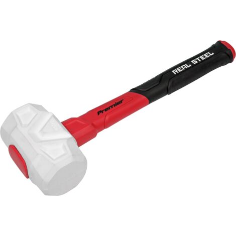 Sealey RMG16 Premier Rubber Mallet with Fibreglass Shaft & Graphite Core 16oz