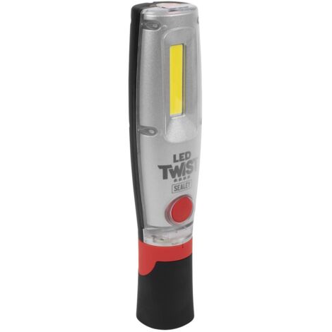 Sealey LED2001 LED Twist Rechargeable Inspection Light 16W COB & 1W SMD