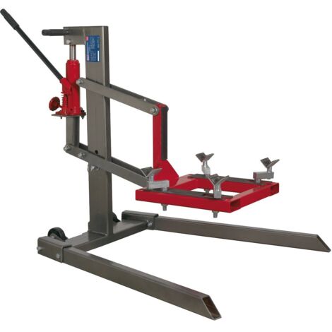 Sealey MCL500 Single Post Hydraulic Portable Motorcycle Lift 450kg Capacity