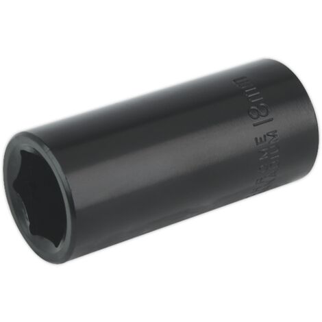 Sealey 18mm 3/8""Sq Drive Deep Impact Socket WallDrive For Air Wrenches IS3818D