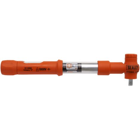 Sealey Premier Insulated Torque Wrench 3/8""Sq Drive 12-60Nm STW803 (1/4)