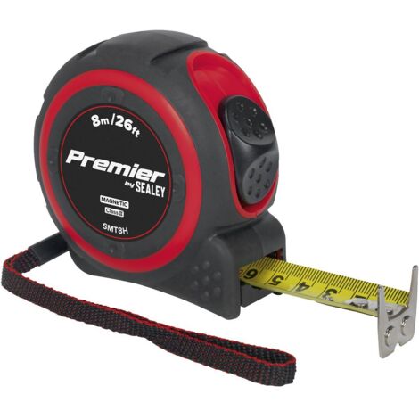 Sealey Premier Heavy-Duty Tape Measure 8m(26ft) SMT8H