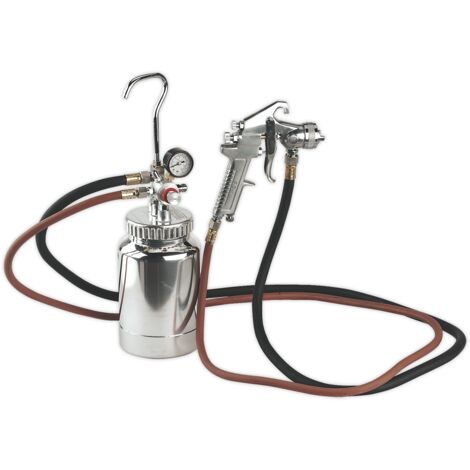 Sealey Pressure Pot System with Spray Gun & Hoses 1.8mm Set-Up SSG1P (1/2)