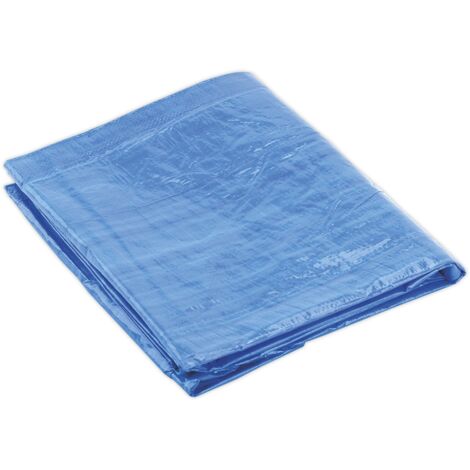Sealey Tarpaulin 3.66 x 4.88m - Blue TARP1216