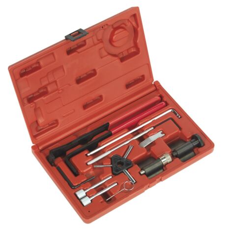 Sealey VSE5951 Diesel Engine Timing Tool Kit - for VAG, Dodge, Ford, Mitsubishi - 1.2D/1.4D/1.6D/1.9D/2.0D - Belt