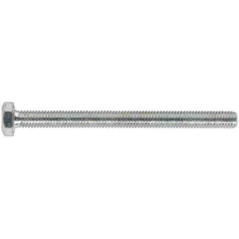 Sealey 8.8 Zinc Plated HT Setscrew M6 x 75mm, DIN 933 - Pack of 50 SS675