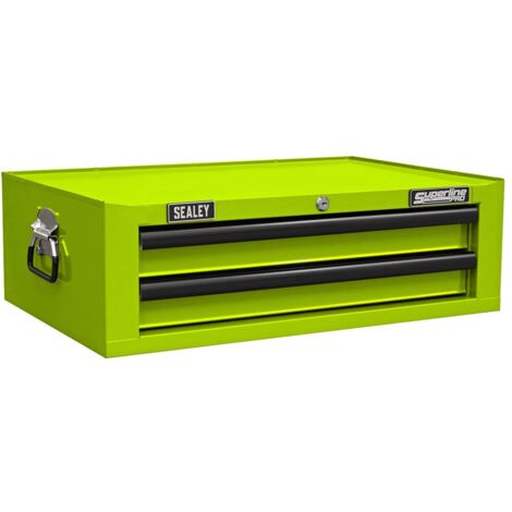 Sealey AP26029THV Superline PRO® Mid-Box Tool Chest 2 Drawer - Green/Black