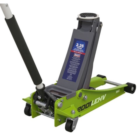 Sealey Low Profile Rocket Lift Trolley Jack 2.25 Tonne - Green 2001LEHV