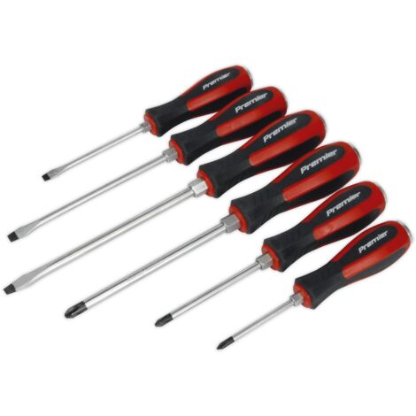 Sealey Premier Hammer-Thru Screwdriver Set 6pc AK4932