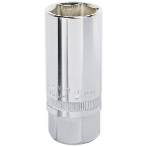 Sealey AK6544 Magnetic Spark Plug Socket 1/2""Sq Drive 21mm