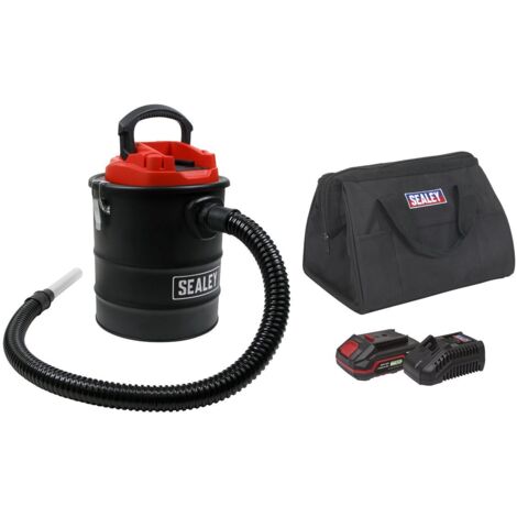 Sealey SV20 Series 15L Cordless Handheld Ash Vacuum Cleaner Kit 20V 2Ah SV20 CP20VAVKIT1