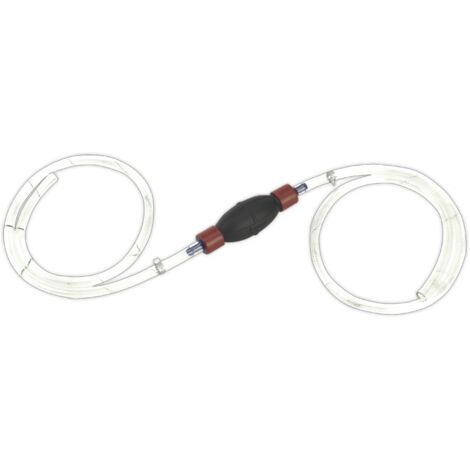 Sealey EC96 Emergency Fuel Transfer Syphon Pump for Petrol/Diesel/Water/Low Viscosity Fluids 2m Hose