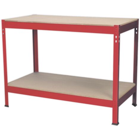 Sealey AP1210 Steel Workbench with Wooden Top 1.2m (1/3)