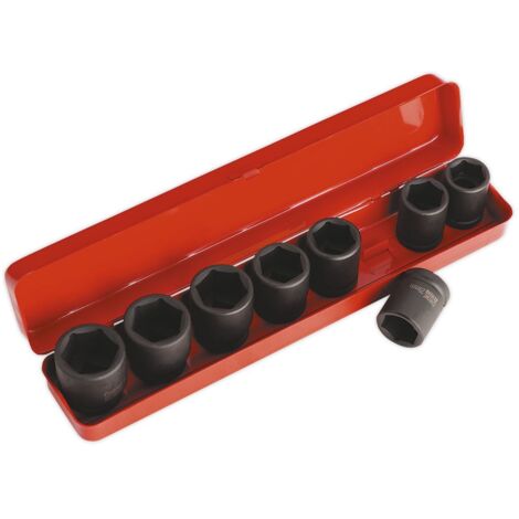 Sealey Premier Impact Socket Set 3/4""Sq Drive 8pc AK77/9M