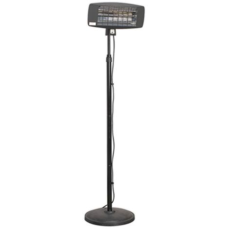 Sealey Infrared Quartz Patio Heater with Telescopic Floor Stand 2000W/230V IFSH2003