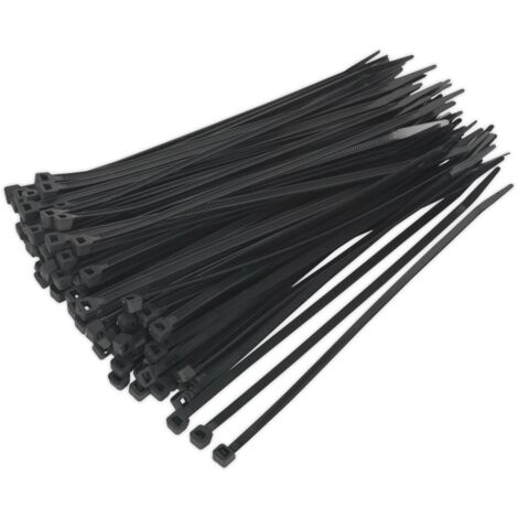 Sealey Cable Tie 200 x 4.8mm Black Pack of 100 CT20048P100