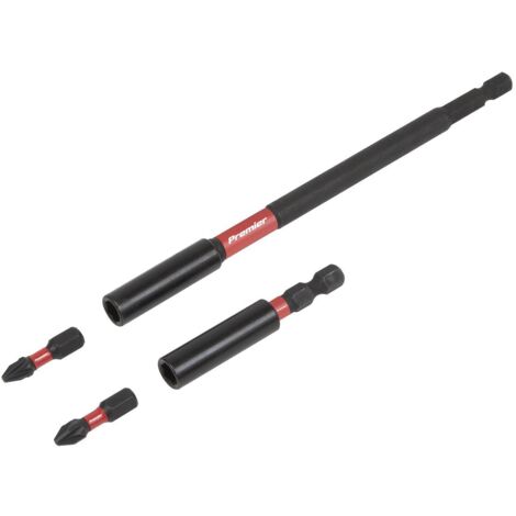 Sealey AK8276 Premier Impact Grade Power Tool Bit Holder Set 4pc