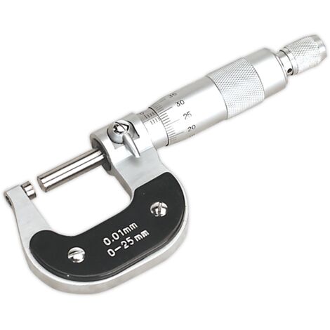 Sealey External Micrometer 0-25mm AK9630M