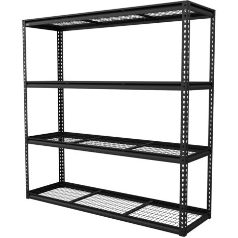 Sealey APMR1 Heavy-Duty Modular Racking Unit with 4 Mesh Shelves 300kg Capacity Per Level 1830mm