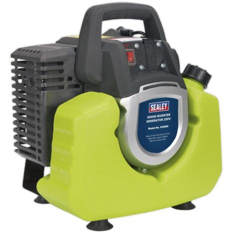 Sealey 1000W Inverter Generator 2-Stroke Engine 230V G1000I