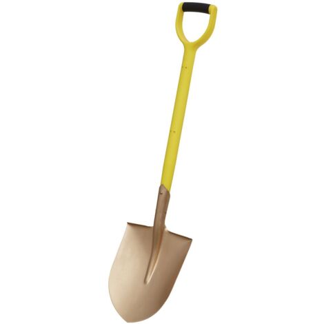 Sealey Round Point Shovel 240 x 420 x 990mm - Non-Sparking NS107 (1/2)